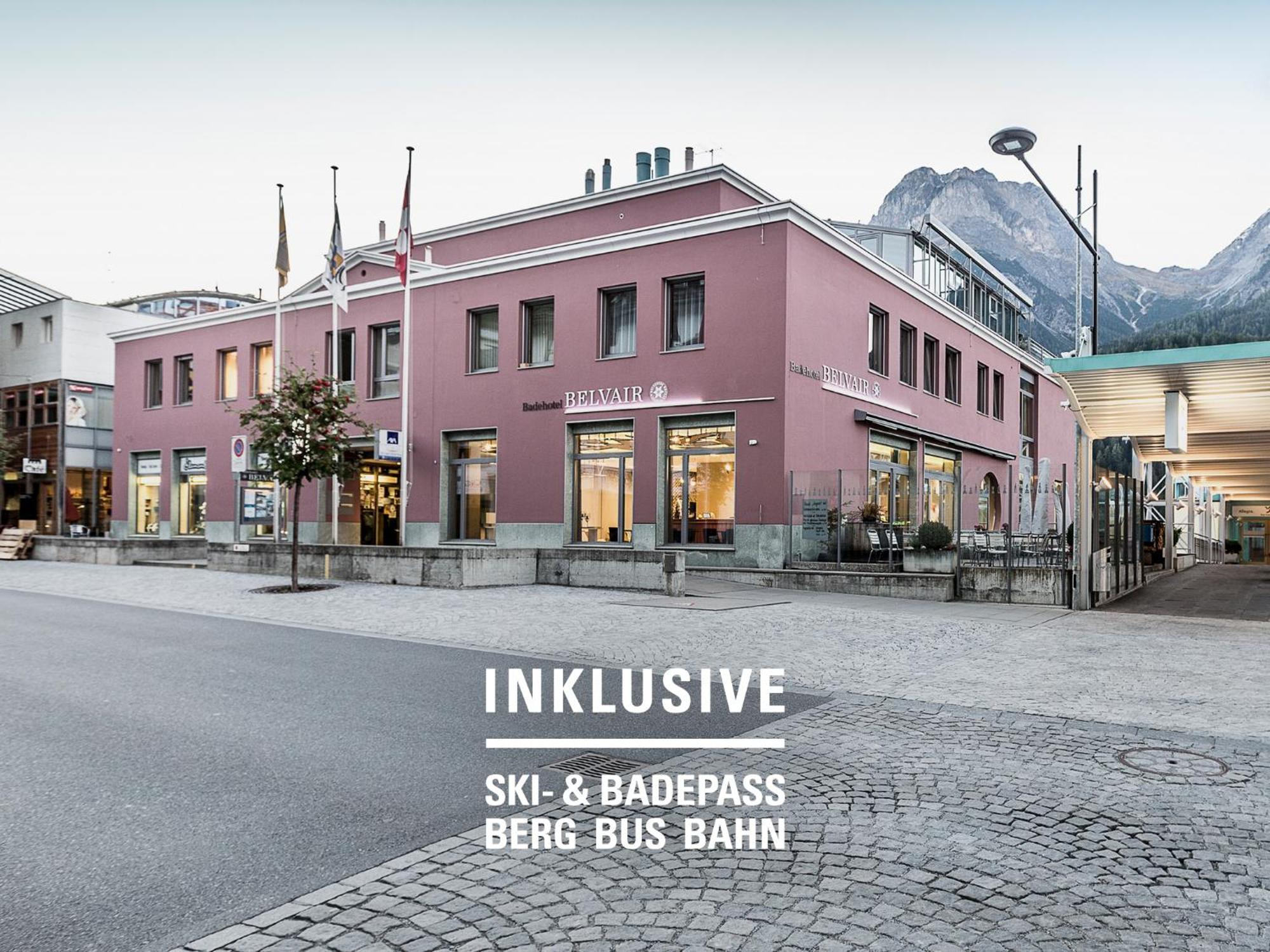 Badehotel Belvair Scuol Kültér fotó